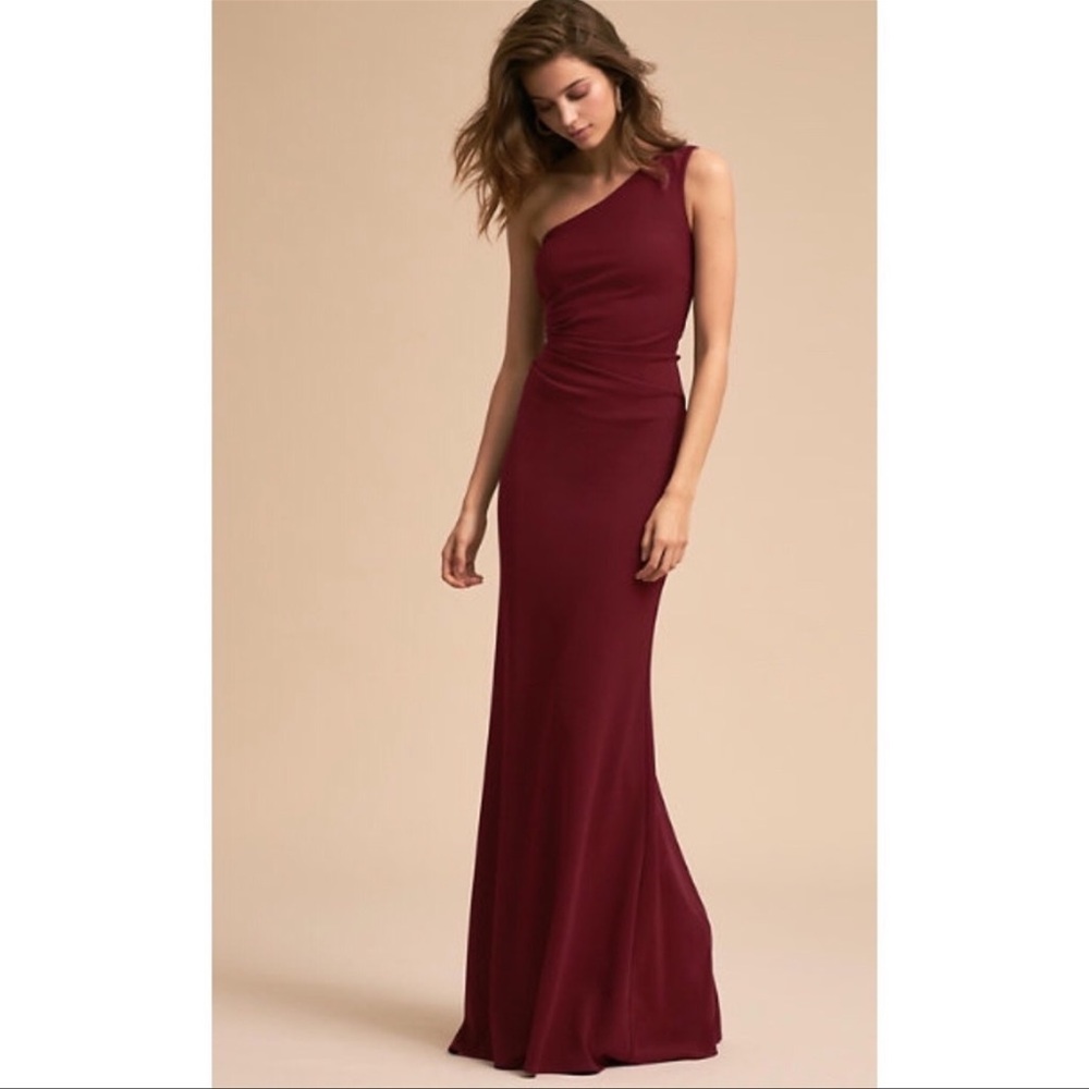 BHLDN Katie May Gwyneth Gown in Bordeaux